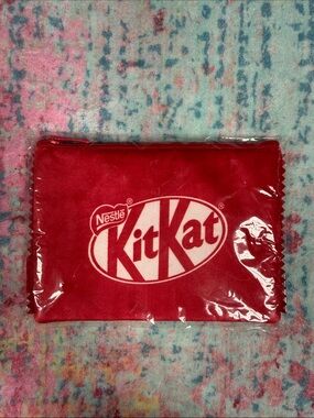 KitKat Red Zip Pouch — Branded Women's Bag Accessory